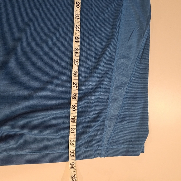 Cutter & Buck Mens XXXL Teal 1/4 Zip Pullover - Picture 6 of 6